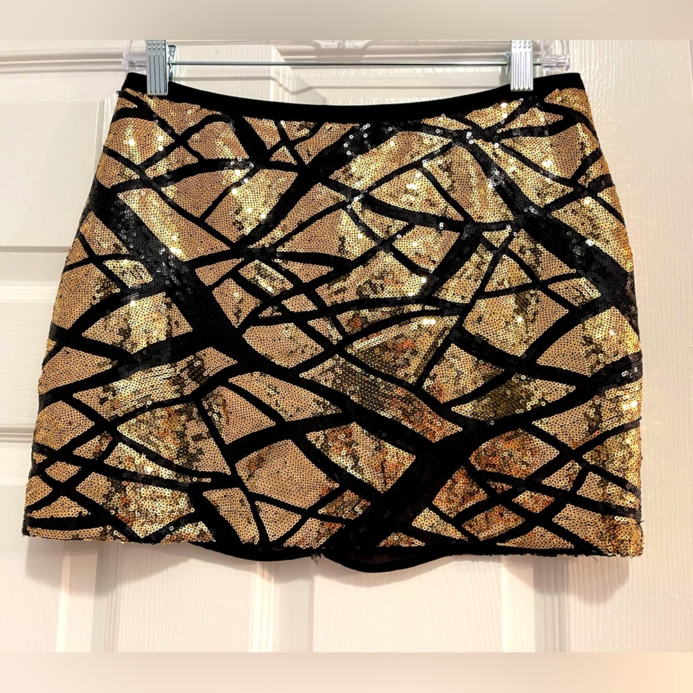 Moda International Sequin Miniskirt Size 4